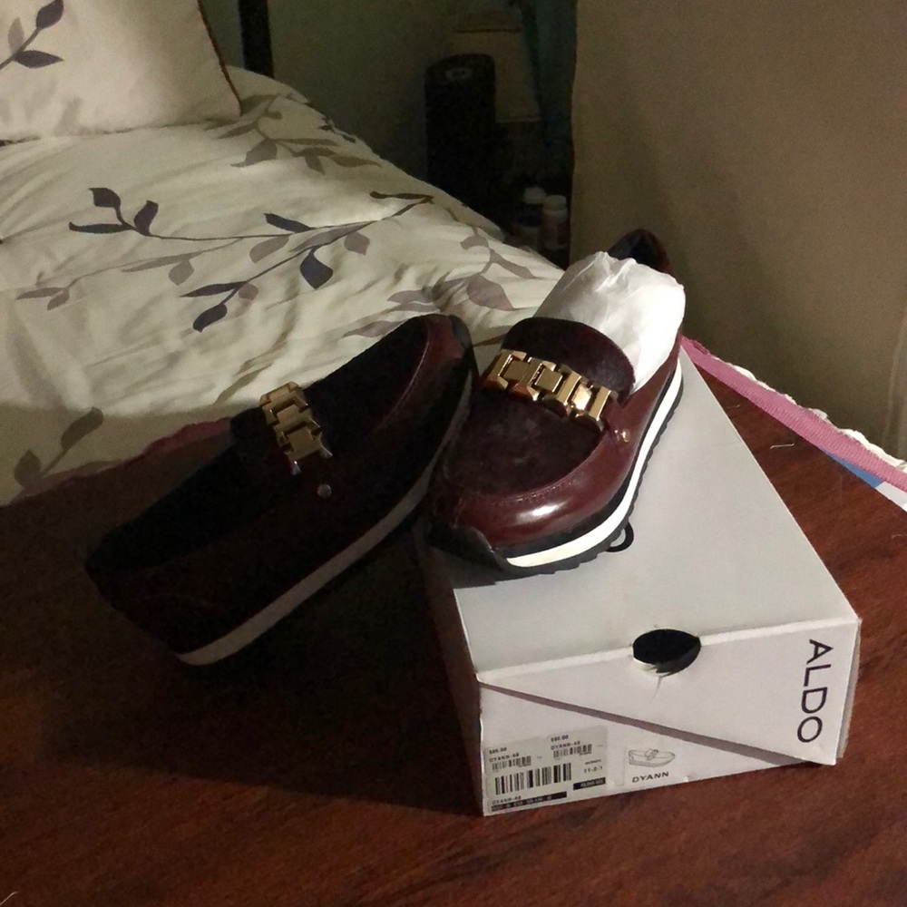 Aldo Burgundy shoes